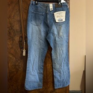 Vintage 90s NWT St John’s Bay 18W Deadstock 100% cotton boot cut jeans Normcore